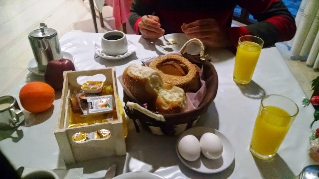 Desayuno del hotel Nefeli