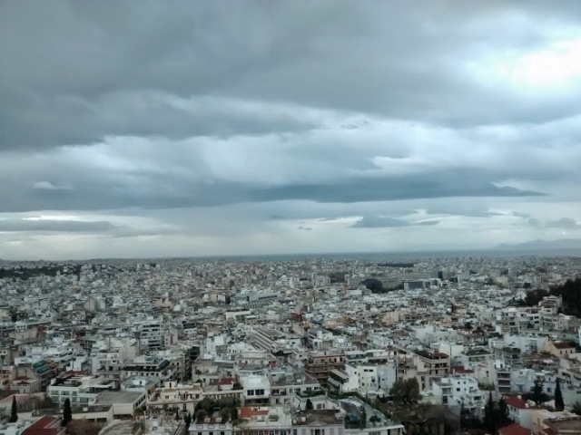 Vista de Atenas desde el Acrópolis