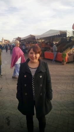 Rox en el mercado de Marrakesh