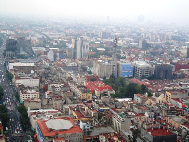 Vista desde la Torre latinoamericana en la ciudad de México