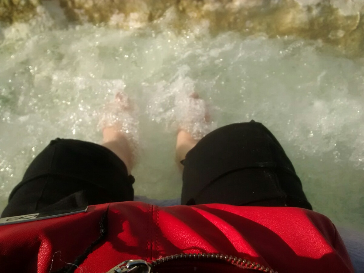 Recuperando la sensibilidad de mis pies en las aguas termales