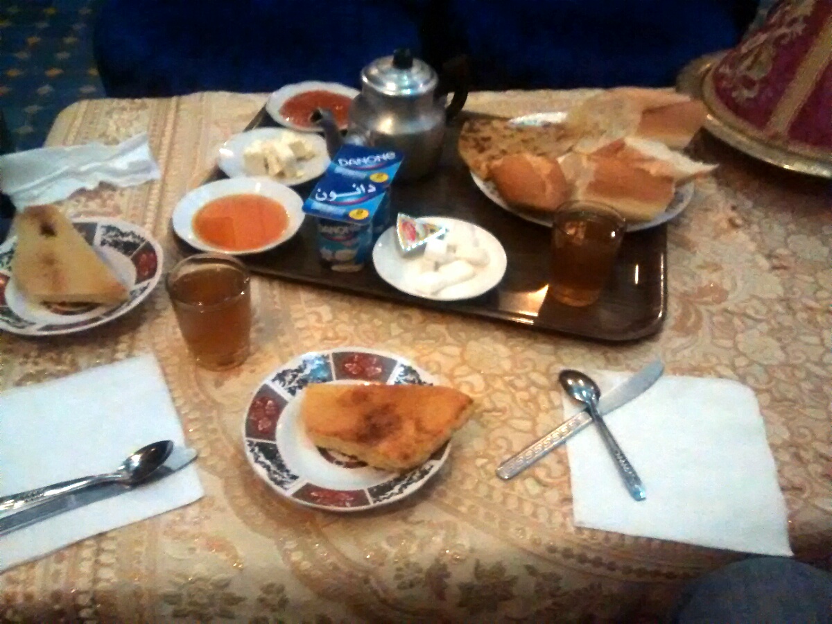 Desayuno en Riad Nassim