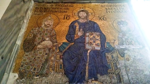 Pinturas del segundo piso Hagia Sofia 