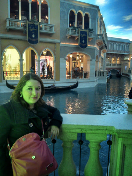 Mi foto en Venetian 
