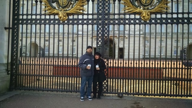 También queríamos nuestra foto en el palacio