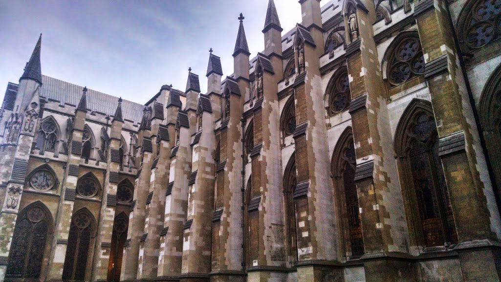 La abadía de Westminster en Londres