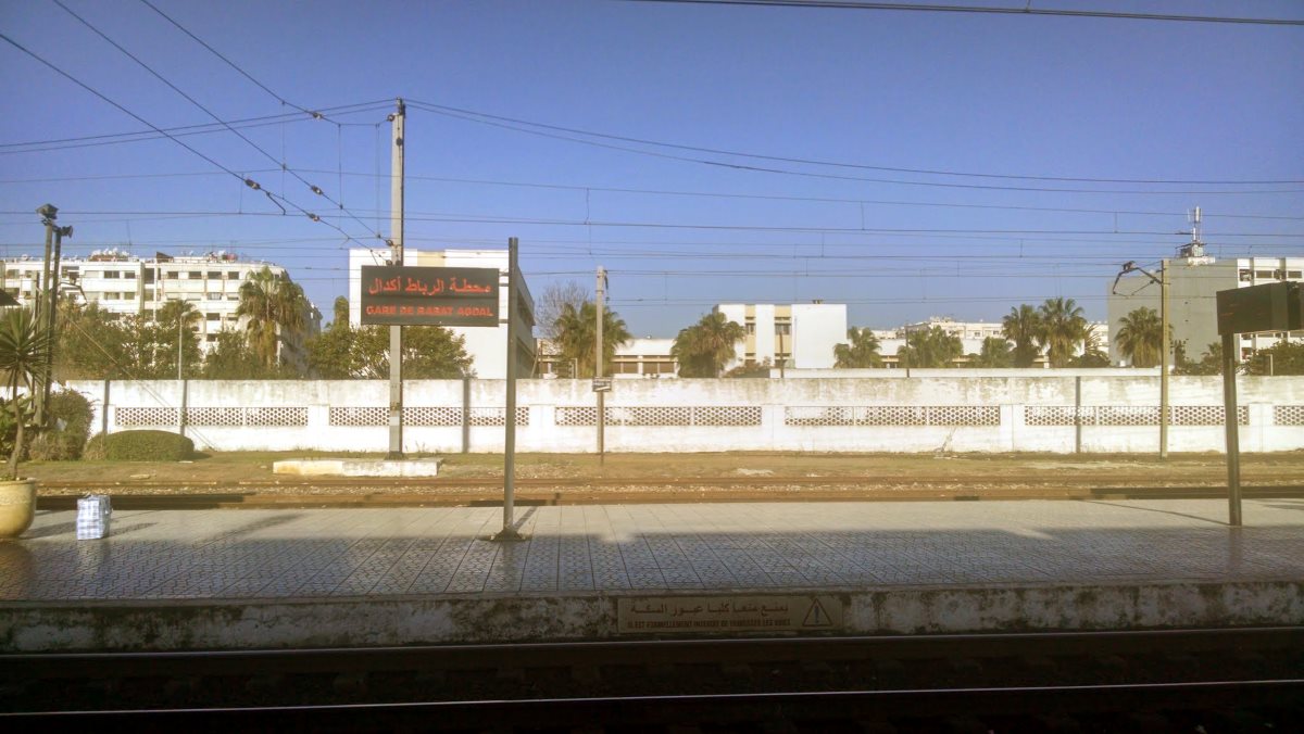 Pequeña estación de Rabat, una de varias