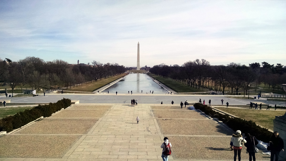 Vista desde el Memorial a Lincoln