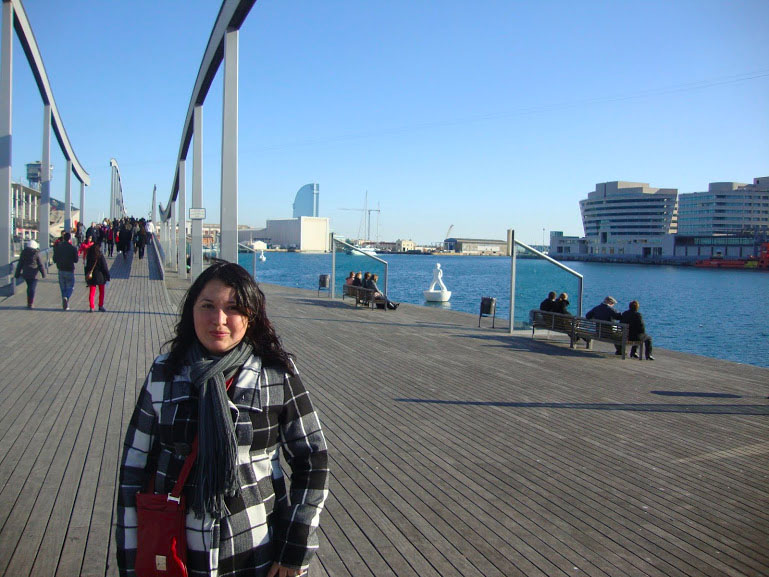Visitando La Rambla Marina en Barcelona