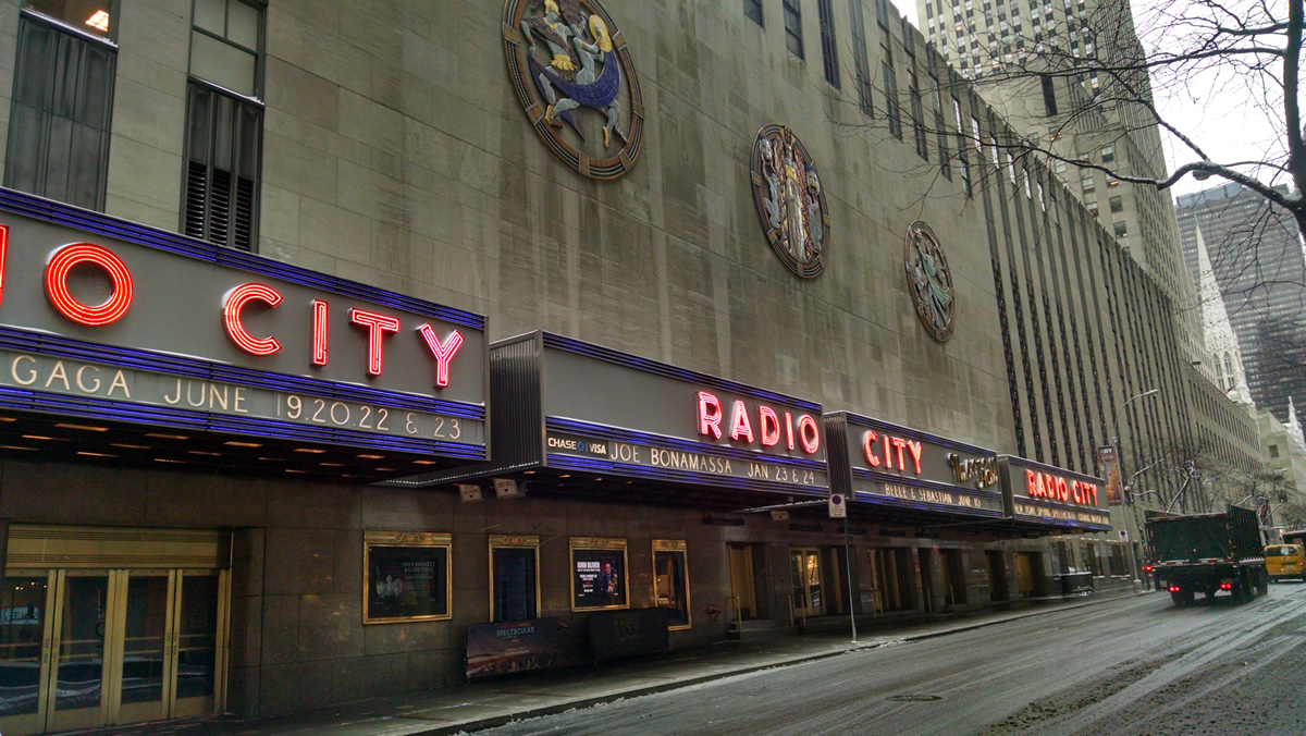 En las calles de Nueva York, Radio City un clásico
