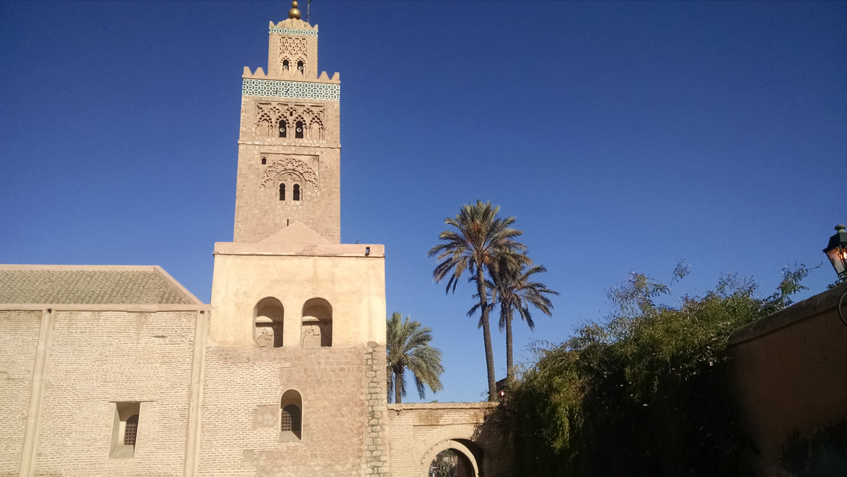 Mezquita en Marrakesh, Marruecos