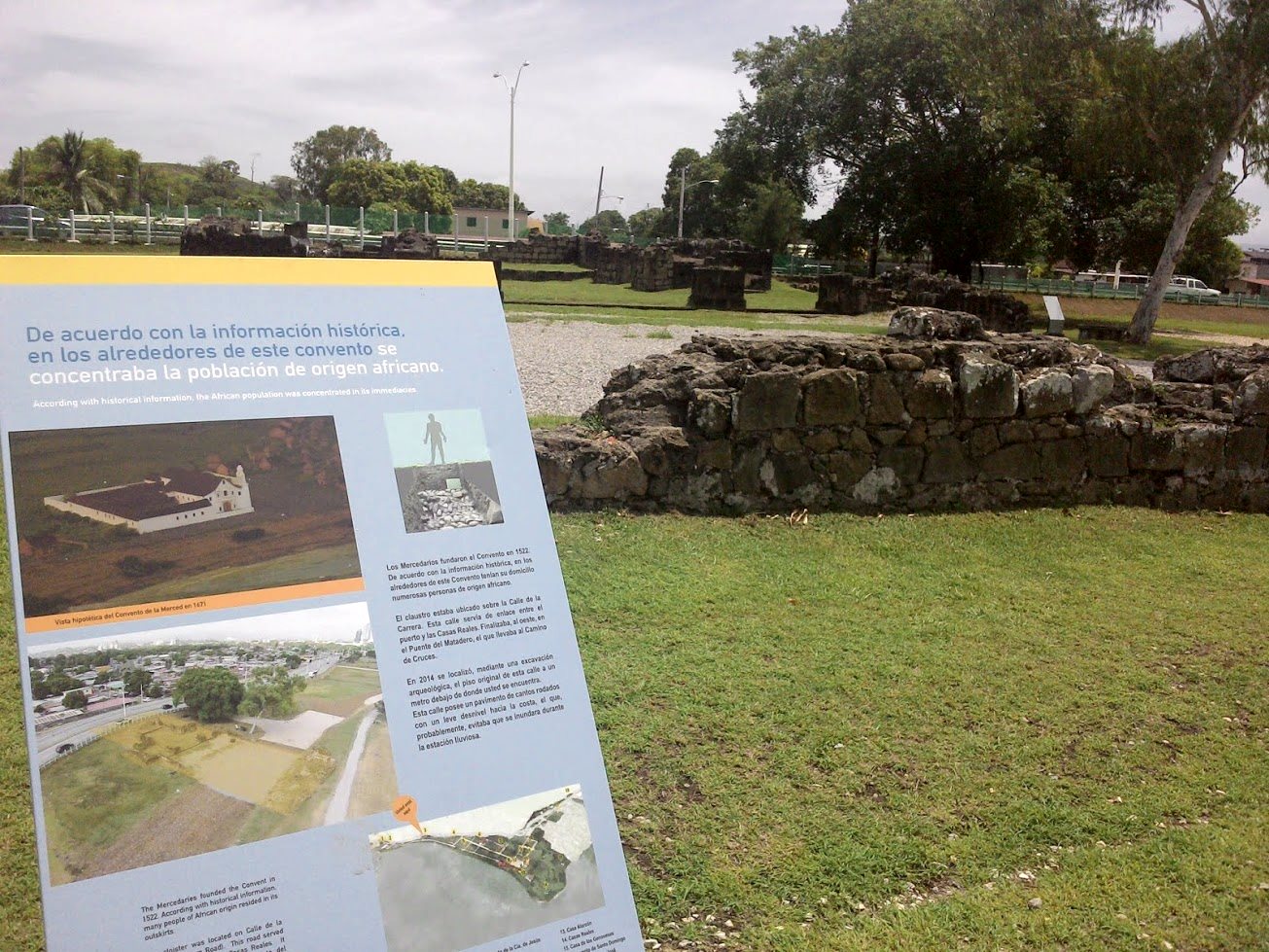 Explicaciones de las ruinas Panamá Viejo