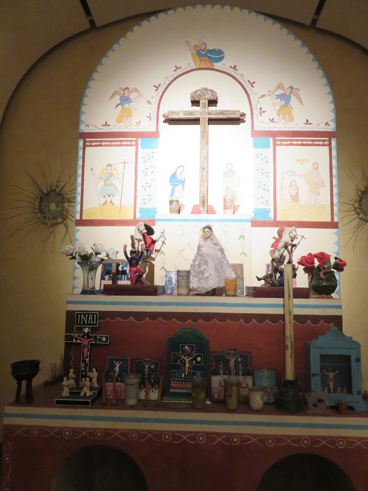 Reproducción de capilla otomí en Museo Regional